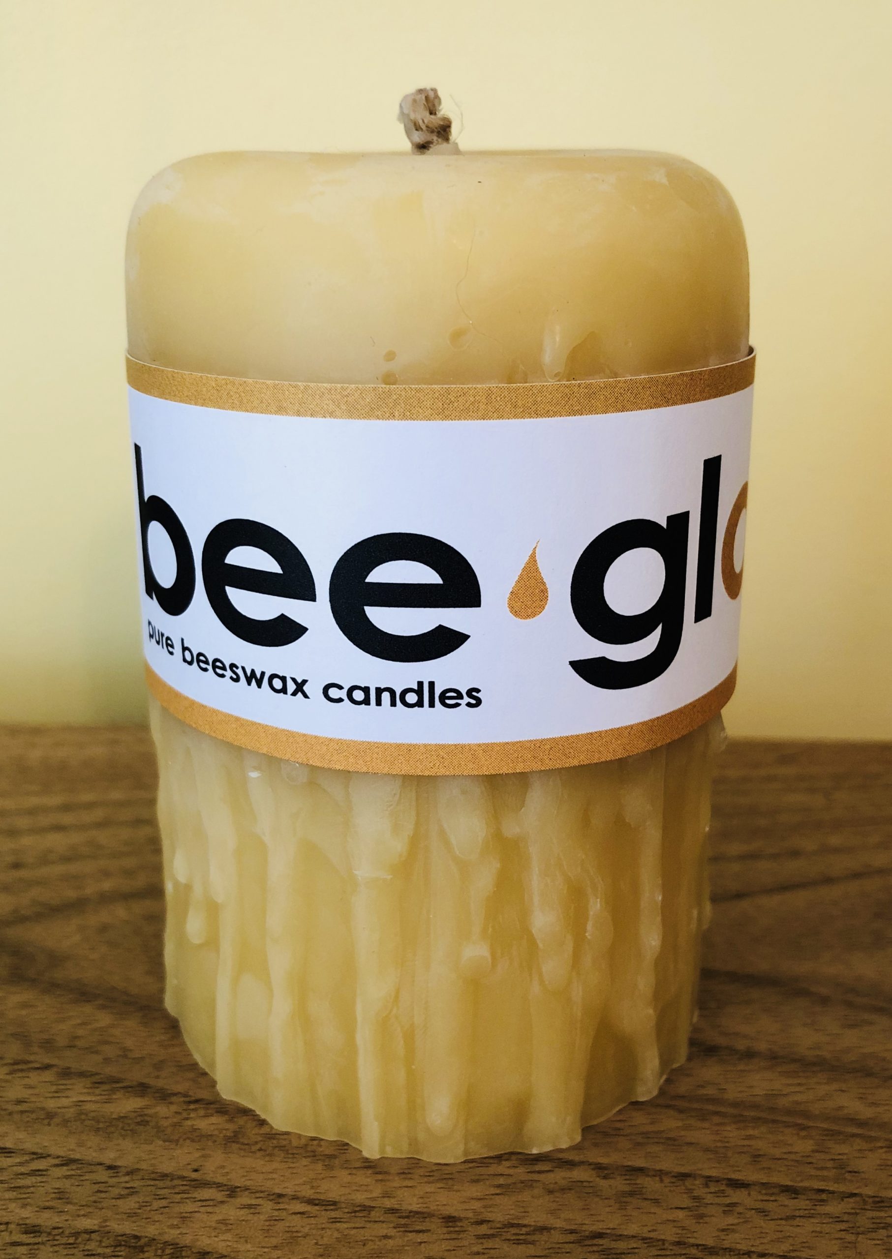 Beeswax Candles Drip Pillar - Medium