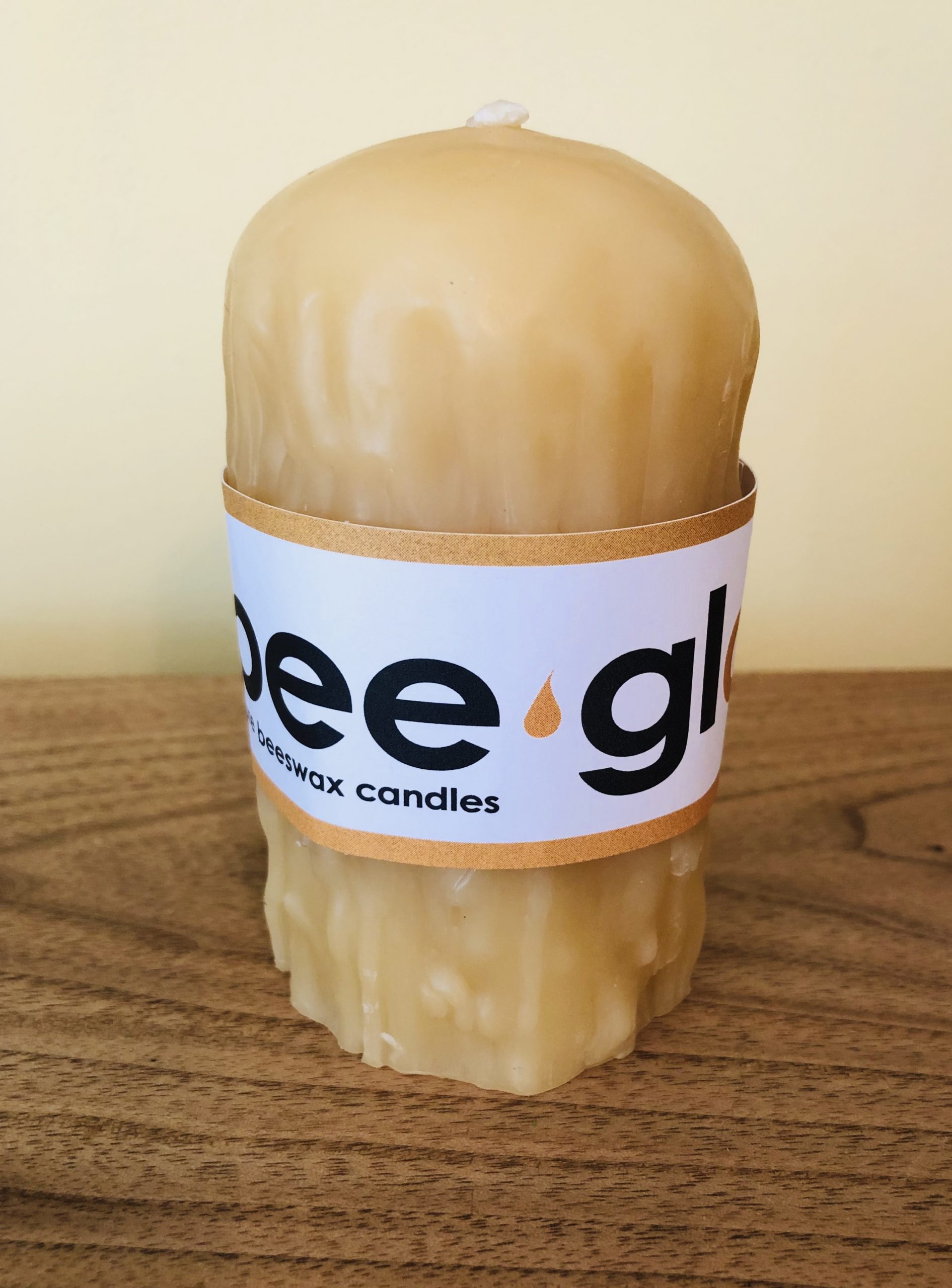 Beeswax Candles Drip Pillar - Small